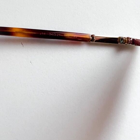 MCM Authentic designer brown and gold Metal & Acetate Cat-Eye Sunglasses - Picture 6 of 13